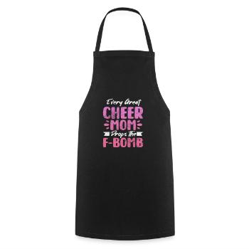 Cheerleader Cheerleading Sport Gymnastik Geschenk - Kochschürze - Schwarz - Vorne - AI Model Male 185 dark (185cm)