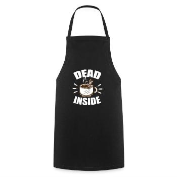 Kaffee Koffein Espresso Barista Geschenk - Kochschürze - Schwarz - Vorne - AI Model Male 185 dark (185cm)