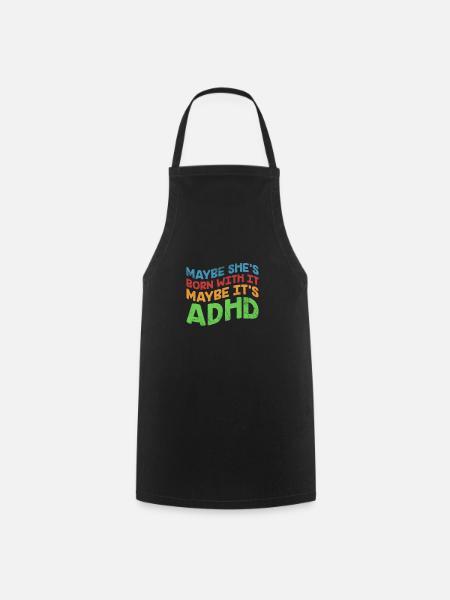 ADHD - Cooking Apron - black