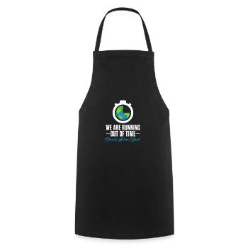 Climate change - Cooking Apron - black - Front - AI Model Male 185 dark (185cm)