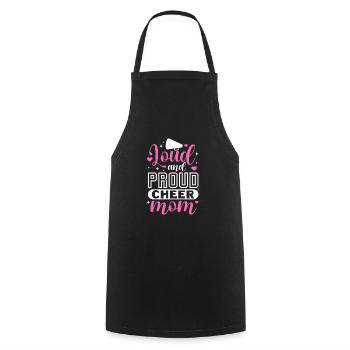 Cheerleader - Tablier de cuisine - noir - Devant - AI Model Male 185 dark (185cm)