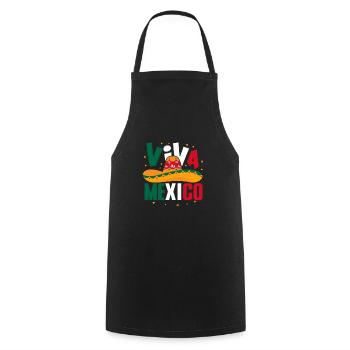Cadeau de la nation mexicaine mexicaine - Tablier de cuisine - noir - Devant - AI Model Male 185 dark (185cm)