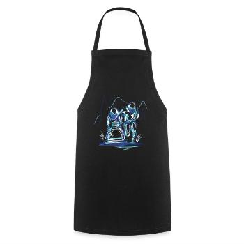 Bobsleigh Bobsleigh - Tablier de cuisine - noir - Devant - AI Model Male 185 dark (185cm)