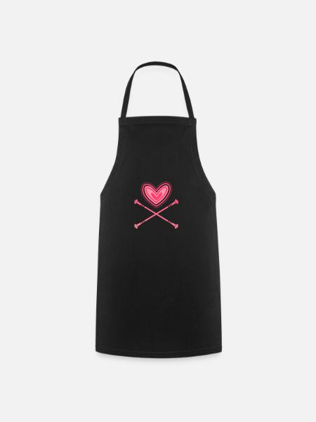 Baton Twirling Gymnastique Gymnastique Cadeau - Tablier de cuisine - noir