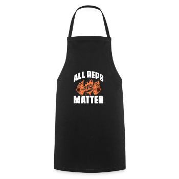 Bodybuilder Body Building Fitness Gym Gift - Cooking Apron - black - Front - AI Model Male 185 dark (185cm)