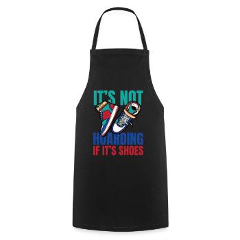 IF It ́s Shoes Sneaker Sneakers - Cooking Apron - black - Front - AI Model Male 185 dark (185cm)