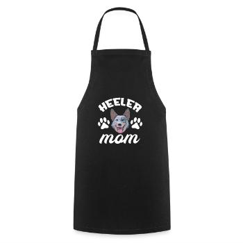 Australian Cattle Dog Mother Dog Dogs Gift - Cooking Apron - black - Front - AI Model Male 185 dark (185cm)