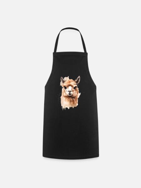 The Alpaca's Tale - Cooking Apron - black
