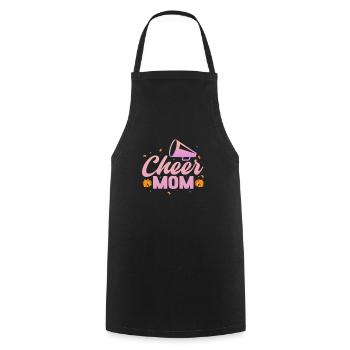 Cheerleader - Tablier de cuisine - noir - Devant - AI Model Male 185 dark (185cm)