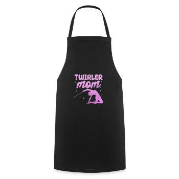 Baton Twirling - Cooking Apron - black - Front - AI Model Male 185 dark (185cm)