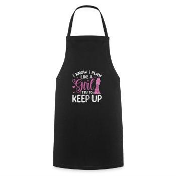 Chess - Cooking Apron - black - Front - AI Model Male 185 dark (185cm)