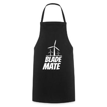 Blade Mate Windrad Windkraft Windenergie - Kochschürze - Schwarz - Vorne - AI Model Male 185 dark (185cm)