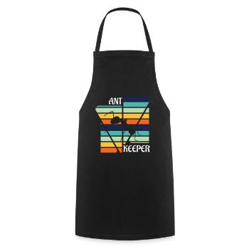 Ant Keeper Ants Insect Entomologist - Cooking Apron - black - Front - AI Model Male 185 dark (185cm)