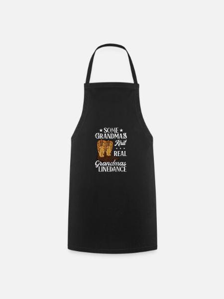 Line Dance - Cooking Apron - black