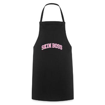 Beautician Cosmetic Makeup Gift - Cooking Apron - black - Front - AI Model Male 185 dark (185cm)