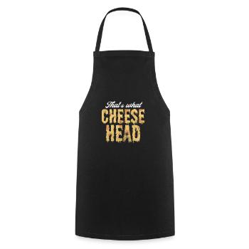 Cheese - Cooking Apron - black - Front - AI Model Male 185 dark (185cm)