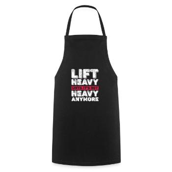 Bodybuilder Body Building Fitness Gym Gift - Cooking Apron - black - Front - AI Model Male 185 dark (185cm)