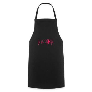 Chihuahua chien chien école chien propriétaire cadeau - Tablier de cuisine - noir - Devant - AI Model Male 185 dark (185cm)