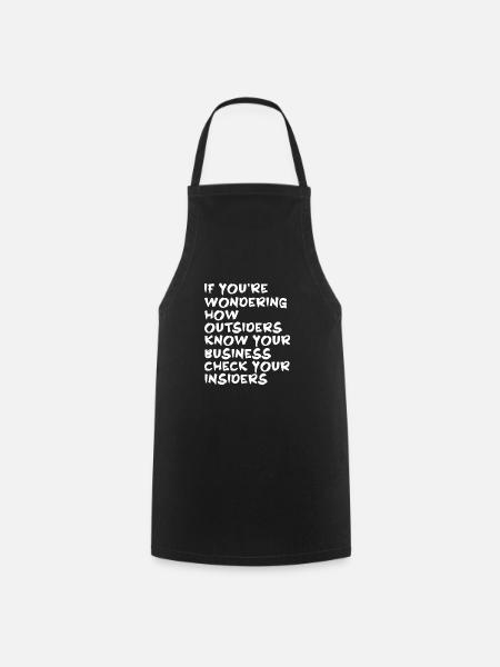 Hacker Coder Computerfreak Nerd Hacking Geschenk - Kochschürze - Schwarz