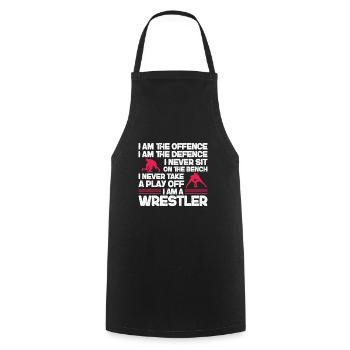 Wrestling Wrestler Fight Wrestling Ringer Gift - Cooking Apron - black - Front - AI Model Male 185 dark (185cm)