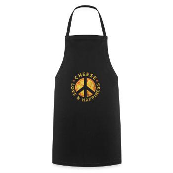 Cheese - Cooking Apron - black - Front - AI Model Male 185 dark (185cm)
