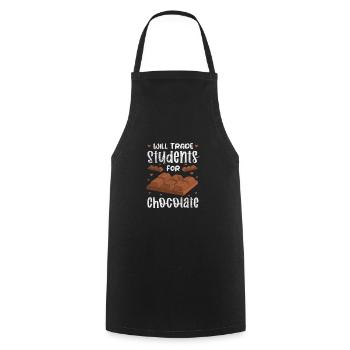 Chocolat - Tablier de cuisine - noir - Devant - AI Model Male 185 dark (185cm)