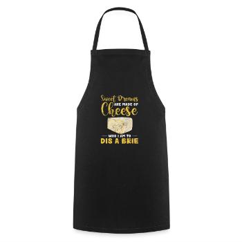 Cheese - Cooking Apron - black - Front - AI Model Male 185 dark (185cm)