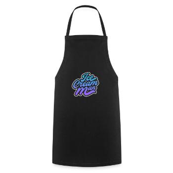 Eiscreme Eis Eiskrem Ice Cream Sommer Geschenk - Kochschürze - Schwarz - Vorne - AI Model Male 185 dark (185cm)