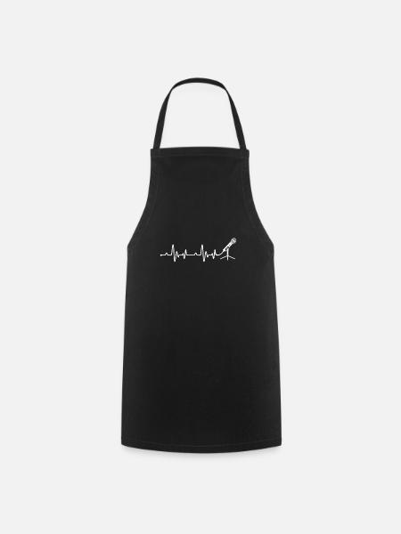 Chanteur chanteur chanteur musicien cadeau - Tablier de cuisine - noir