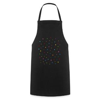 Confetti - Cooking Apron - black - Front - AI Model Male 185 dark (185cm)