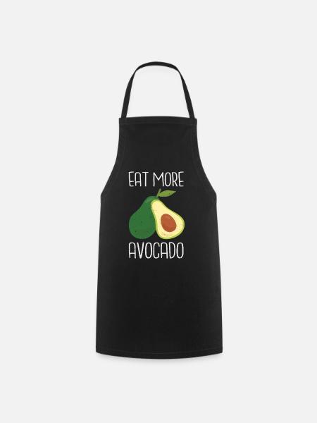 Avocado - Kochschürze - Schwarz