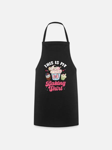 Cupcake - Cooking Apron - black