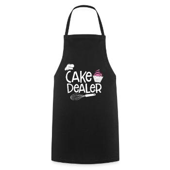 Cupcake Muffin Baking Gift - Cooking Apron - black - Front - AI Model Male 185 dark (185cm)