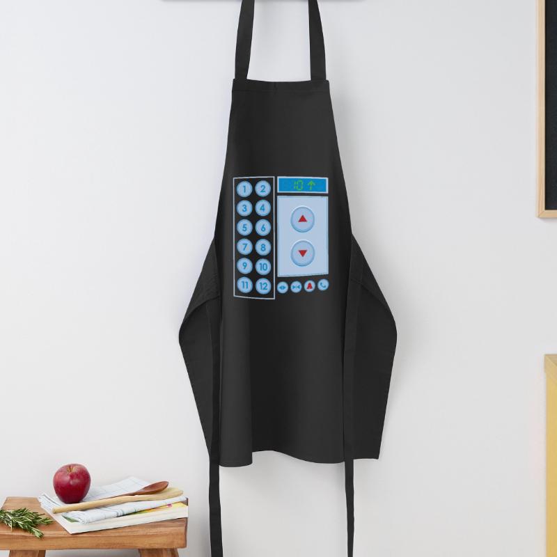 Elevator Elevator Elevator Buttons Elevator Cooking Apron