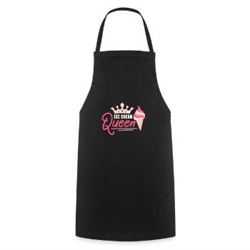 Eiscreme Eis Eiskrem Ice Cream Sommer Geschenk - Kochschürze - Schwarz - Vorne - AI Model Male 185 dark (185cm)