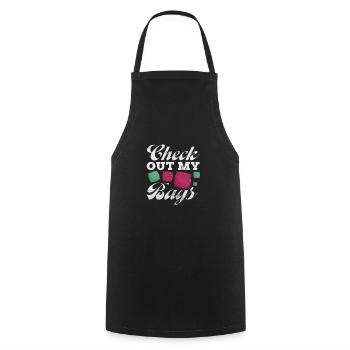 Cornhole - Tablier de cuisine - noir - Devant - AI Model Male 185 dark (185cm)