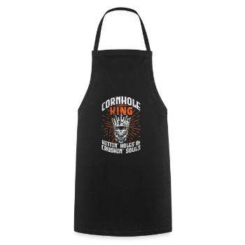 Cornhole - Cooking Apron - black - Front - AI Model Male 185 dark (185cm)