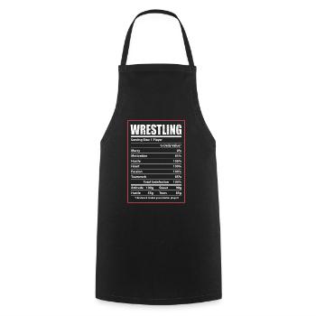 Wrestling Wrestler Fight Wrestling Ringer Gift - Cooking Apron - black - Front - AI Model Male 185 dark (185cm)
