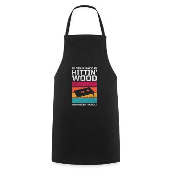 Cornhole - Cooking Apron - black - Front - AI Model Male 185 dark (185cm)