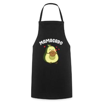 Avocado - Cooking Apron - black - Front - AI Model Male 185 dark (185cm)