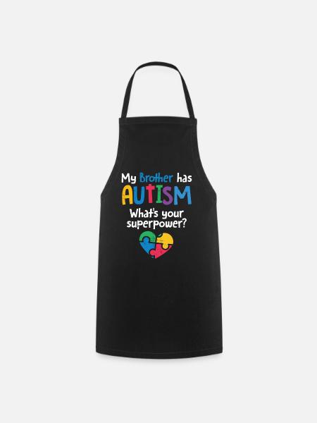 Autism - Cooking Apron - black