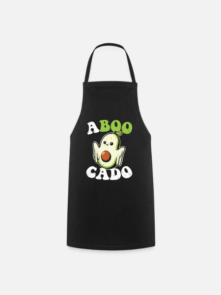 Avocado - Kochschürze - Schwarz