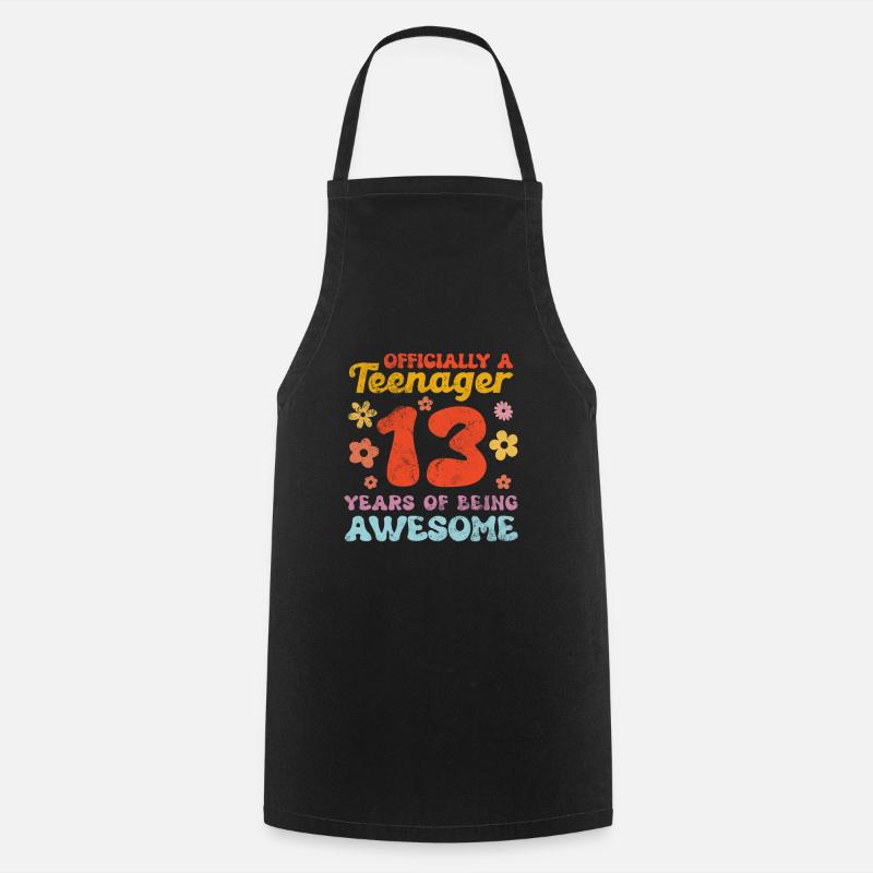 Teenager - Cooking Apron - black