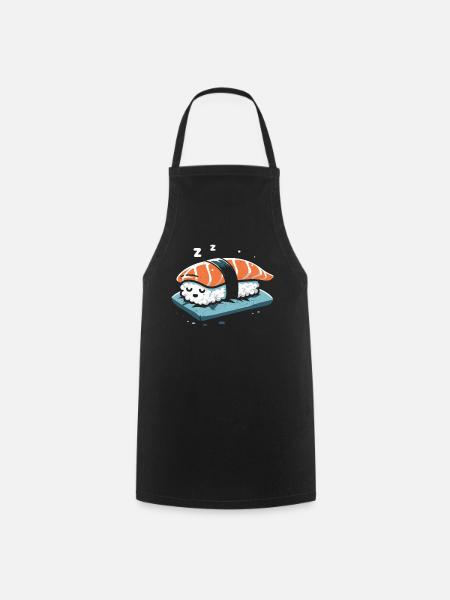Sushi - Tablier de cuisine - noir