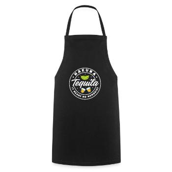 Tequila Sunrise Booze Party Mexico Gift - Cooking Apron - black - Front - AI Model Male 185 dark (185cm)