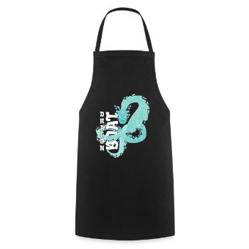 Dragonboat Dragon Boat Rower Paddling - Cooking Apron - black - Front - AI Model Male 185 dark (185cm)