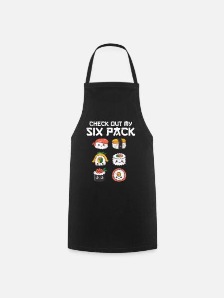 Sushi - Kochschürze - Schwarz