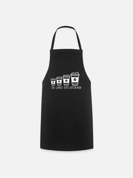 Autisme - Tablier de cuisine - noir