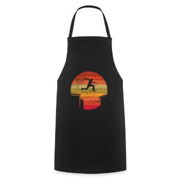 Parkour - Cooking Apron - black - Front - AI Model Male 185 dark (185cm)