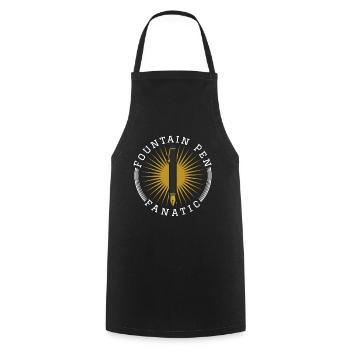 Fountain Pen Fanatic Füllfederhalter - Cooking Apron - black - Front - AI Model Male 185 dark (185cm)